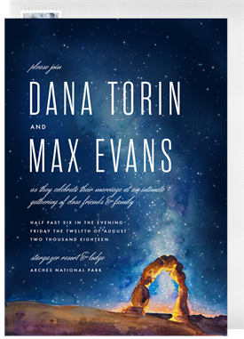 'Arches' Wedding Invitation