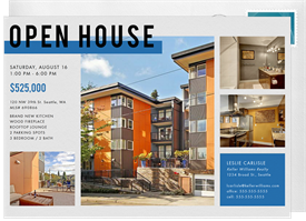 'Color Pop Collage' Real Estate Announcement