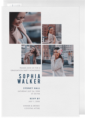 'All The Photos' Graduation Invitation