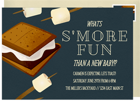 'S'more Fun!' Baby Shower Invitation