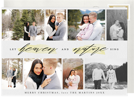 'Heaven and Nature' Holiday Greetings Card