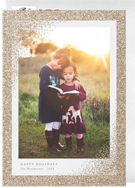 'Glitter Galore' Holiday Greetings Card