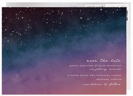'Night Sky' Wedding Save the Date