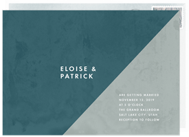 'Modern Organic' Wedding Invitation