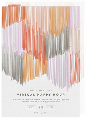 'Modern Fringe' Virtual / Remote Invitation
