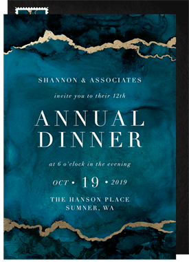 'Spellbound' Dinner Invitation