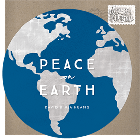 'Peaceful Earth' Holiday Greetings Card