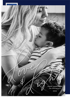 'Love Light' Hanukkah Card