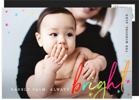 'Always Bright' Holiday Greetings Card