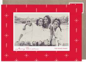 'Scandi Snow' Holiday Greetings Card