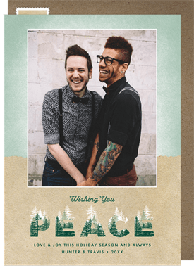 'Peaceful Forest' Holiday Greetings Card