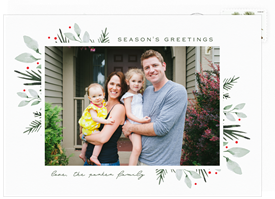 'Winter Blessings' Holiday Greetings Card