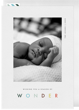 'Wonder' Holiday Greetings Card