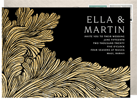 'Tidal Wave' Wedding Invitation