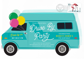 'Drive By Parade' Virtual / Remote Invitation