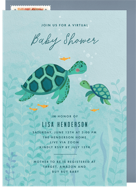 'Turtle Friends' Virtual / Remote Invitation