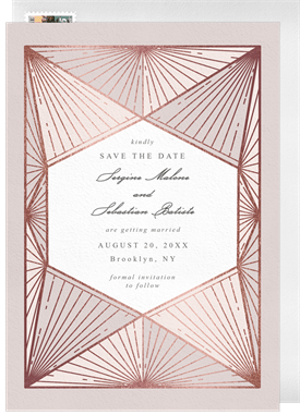 'Rare Love' Wedding Save the Date