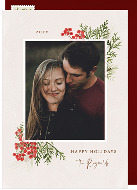 'Natural Beauty' Holiday Greetings Card