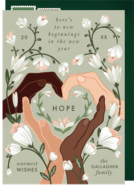 'Hope' New Year's Greeting Card