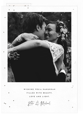 'Confetti Stars' Hanukkah Card