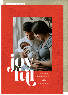 'Framed Joyful' Hanukkah Card