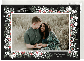 'White Sprigs' Holiday Greetings Card