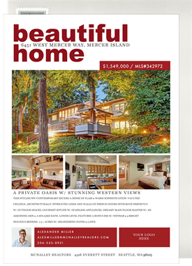 'Mod Grid' Real Estate Announcement