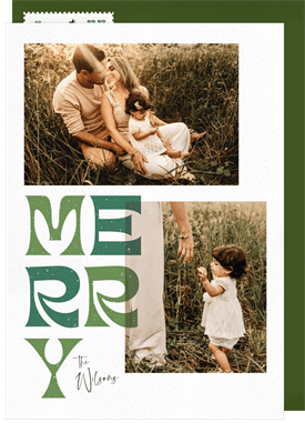 'Groovestack' Holiday Greetings Card