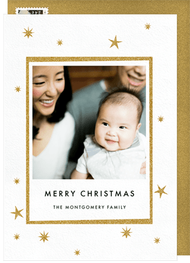 'Sprinkle Stars' Christmas Greetings Card
