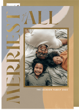 'Merriest of All' Holiday Greetings Card