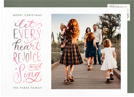 'Rejoice & Sing' Holiday Greetings Card