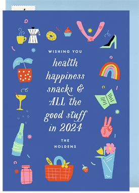 'Good Stuff' New Year's Greeting Card