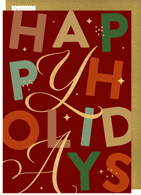 'Fun Holidays' Business Holiday Party Invitation