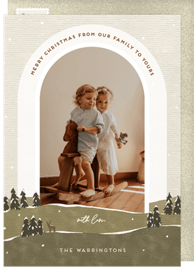 'Winter Woods' Holiday Greetings Card