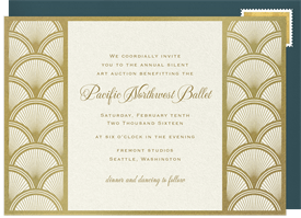 'Silk Palm' Business Invitation