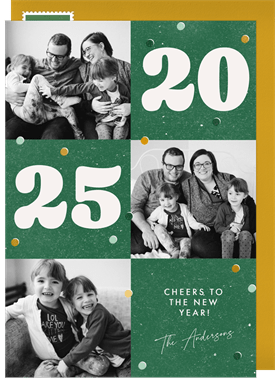 'Bold Year' New Year's Greeting Card