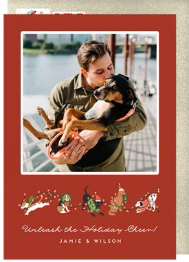 'Unleash Cheer' Holiday Greetings Card