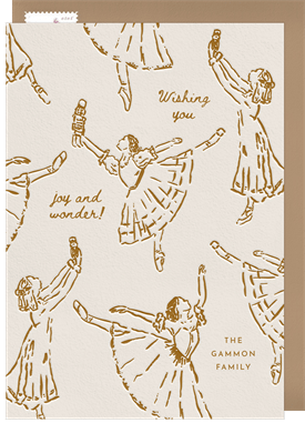 'Nutcracker Claras' Holiday Greetings Card