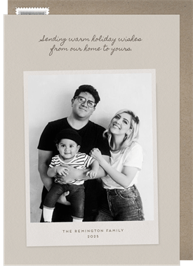 'Classic Polaroid' Christmas Greetings Card