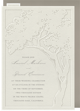 'Tree of Life' Wedding Invitation