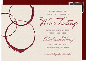 'Red Rings' Entertaining Invitation