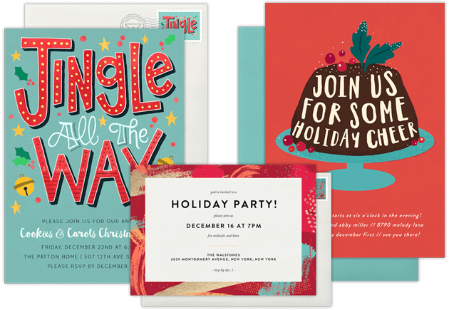 Christmas Party Invitations