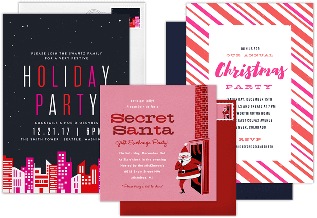 Christmas Party Invitations